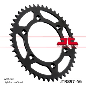 Kit de lant EK - Argintiu chain 520 SRO, O-ring, CHK front sprocket JT CHK rubber cushioned, CHK rear sprocket JT pentru KTM Enduro 690 / R 2019-2024 - Img 6