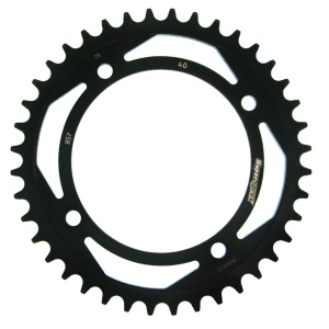Kit de lant EK - Argintiu chain 520 SRX, X-ring (X, NX, QX, XS), CHK front sprocket JT CHK rubber cushioned, CHK rear sprocket SUPERSPROX pentru YAMAHA XT 600 1987 - Img 4
