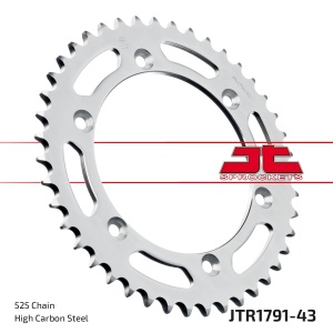 Kit de lant EK - Argintiu chain 525 SRX, X-ring (X, NX, QX, XS), CHK front sprocket JT, CHK rear sprocket JT pentru SUZUKI XF 650 Freewind 1997-2002 - Img 6