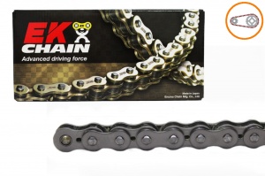 Kit de lant EK - Argintiu lant 520 MRD, Non-sealed, pinion fata JT, aluminiu foaie spate JT pentru KAWASAKI KX 250 2T 1997-1998 - Img 1