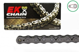 Kit de lant EK - Argintiu lant 520 SRX, X-Ring, pinion fata JT, foaie spate JT pentru HONDA CR 250 R 1996-2004 - Img 1