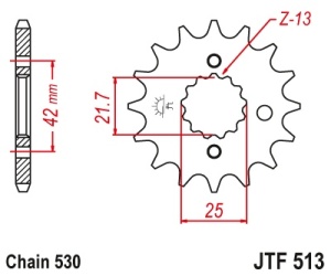 Kit de lant EK - Auriu chain 530 ZVX, X-ring (X, NX, QX, XS), CHK front sprocket JT, CHK rear sprocket JT pentru SUZUKI GSF 1200 Bandit / S 1995-2005 - Img 3