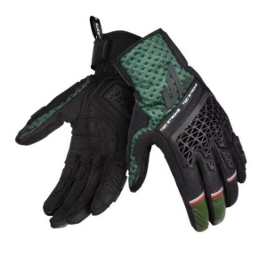 Manusi barbati Naked/Adventure vara Seventy model SD-N60 Two Stroke culoare: negru/verde/rosu - degete tactile
