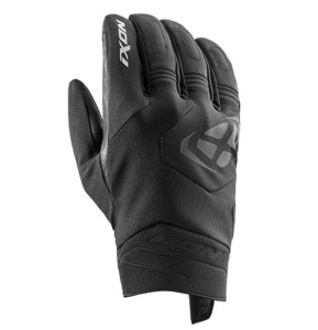 Manusi barbati Roadster Mid-season textil/piele Ixon model MIG 2 WP MS culoare: negru/alb - degete tactile - waterproof