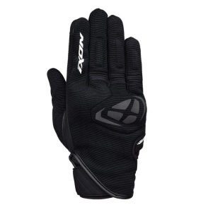 Manusi barbati Roadster vara textil/piele Ixon model MIG MS culoare: negru/alb - degete tactile
