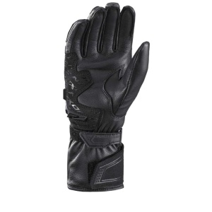 Manusi femei Racing vara piele Ixon model Thund LS culoare: negru - degete tactile - Img 2