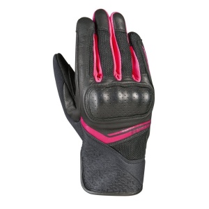 Manusi femei Roadster vara piele/textil Ixon model RS Launch LS culoare: negru/fuchsia (roz) - degete tactile