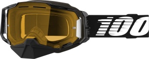 Ochelari moto offroad 100% Armega Snow cu lentila galbena