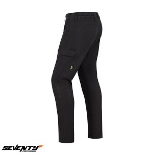 Pantaloni moto femei Urban Seventy SD-PC26 Teide Cargo Negru - Img 2
