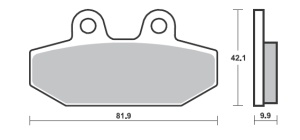 Placute de frana BREMBO 07HD23SP
