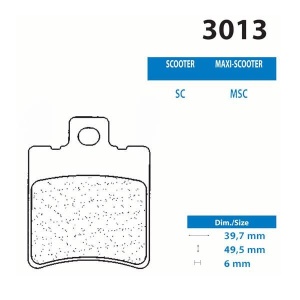 Placute de frana Carbone Lorraine 3013 SC