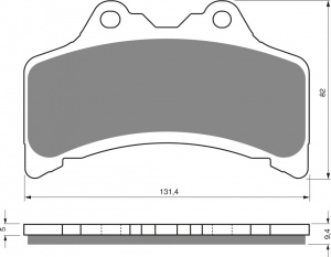 Placute de frana GOLDFREN 204 S3