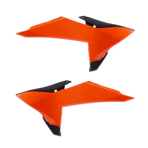 Radiator scoops POLISPORT 8506100001 Orange / Black