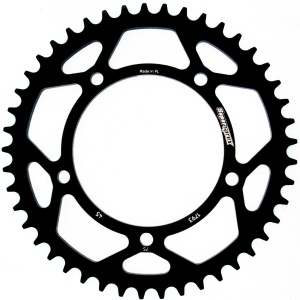 Rear ALU sprocket SUPERSPROX RAL-1793:45-BLK Negru 45T, 520