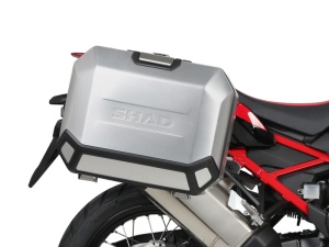 Set complet de cutii laterale de aluminiu, SHAD TERRA, 36L / 47L, incluzand kit de montaj SHAD HONDA CRF 1100 Africa Twin - Img 2