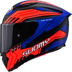 SUOMY TRACK-1 FRAMEWORK WHITE BLK BLUE ECE 22.06 - Img 8