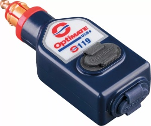 Adaptor incarcare priza DIN la USB C/USB A OptiMate USB O-119