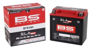 Baterie activata din fabrica BS-BATTERY BTX14H (FA) (YTX14H (FA)) SLA MAX - Img 3