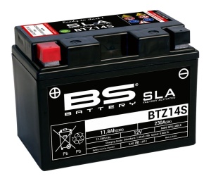 Baterie activata din fabrica BS-BATTERY YTX14-BS