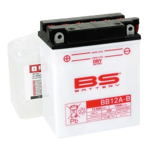 Baterie conventionala BS-BATTERY BB12A-B (YB12A-B) include electrolit - Img 1