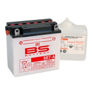 Baterie conventionala BS-BATTERY BB7-A (YB7-A) include electrolit