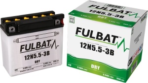 Baterie conventionala FULBAT 12N5.5-3B include electrolit - Img 2