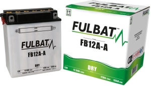 Baterie conventionala FULBAT FB12A-A (YB12A-A) include electrolit - Img 2