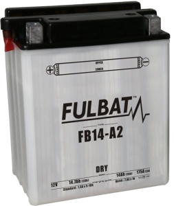 Baterie conventionala FULBAT FB14-A2 (YB14-A2) include electrolit - Img 1