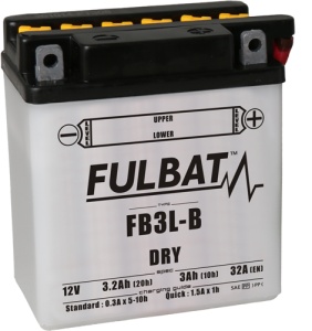 Baterie conventionala FULBAT FB3L-B (YB3L-B) include electrolit - Img 1