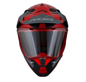 Casca adventure/touring/off road Axxis model Wolf DS Hydra B5 rosu mat - tip viziera: MT-V-20 - Img 2