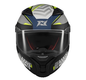 Casca integrala Axxis Fenix Essence C2 gri/albastru mat - tip viziera: MT-V-31B - DKS429 - Img 3