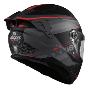 Casca integrala Axxis Hawk Evo SV Dark Justice C1 gri mat (ochelari soare integrati) - tip viziera: MT-V-31 - Img 3