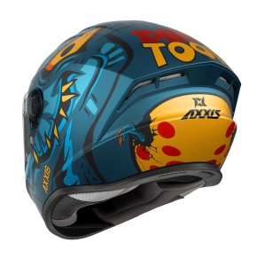 Casca integrala Axxis model Draken S Dinotoon C7 albastru mat - tip viziera: MT-V-18C - Img 2
