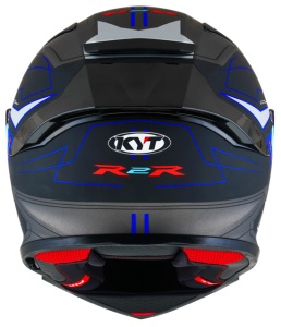 Casca integrala KYT R2R LED MATT BLUE ECE 22.06 - Img 6