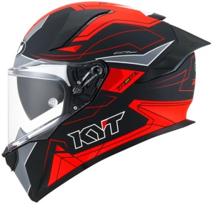 Casca integrala KYT R2R LED MATT RED ECE 22.06 - Img 8