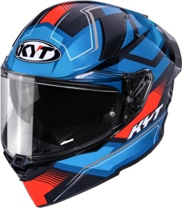 Casca integrala KYT R2R PARSEC BLK/BLUE/RED ECE 22.06