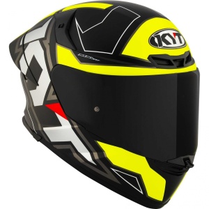 Casca integrala KYT TT-REVO ELECTRON MATT BLACK-YELLOW - Img 3
