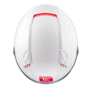 Casca integrala MT Revenge 2 S A0 alb lucios - omologare noua ECE 22.06 - tip viziera: MT-V-14B - Img 5