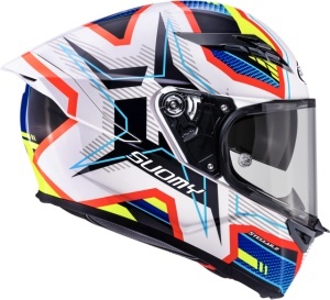 Casca integrala SUOMY STELLAR 2 BLACKSTAR WHT/BLUE ECE 22.06 - Img 4
