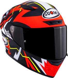 Casca integrala SUOMY TRACK-1 SAM LOWES 2025 REPLICA RED ECE 22.06 - Img 3