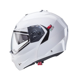 Casca modulabila (flip-up) Caberg model Duke X SV alb metalic lucios Pinlock ready - lentila Pinlock inclusa - Img 5