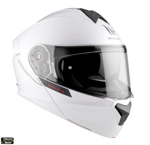 Casca moto flip-up MT Genesis SV A0 Alb Lucios - Img 5