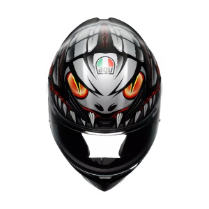 Casca moto integrala AGV K1 S LYZARD MATT BLACK/GREY/RED - Img 7