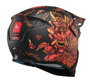 Casca MT STREETFIGHTER SV B5 HELLISH ROSU MAT - Img 7