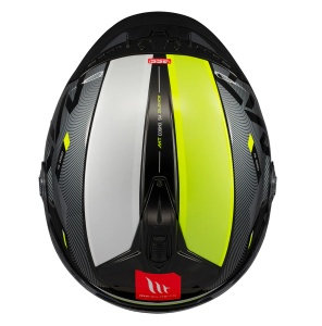 Casca open face motociclete MT Cosmo SV Silence B3 galben fluor lucios (ochelari soare integrati) - tip viziera: MT-V-37 - Img 5