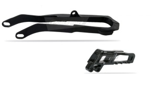 Chain guide / slider kit POLISPORT 90592 Negru