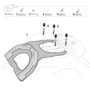 Click system fitting kit SHAD R011CS - Img 9