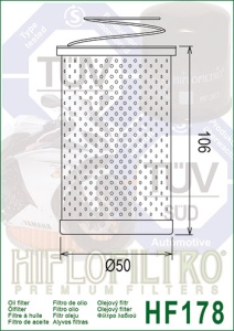 Filtru de ulei HIFLOFILTRO HF178 - Img 2