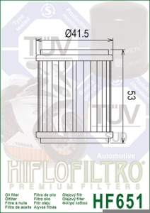 Filtru de ulei HIFLOFILTRO HF561 - Img 2