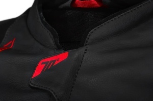 Geaca din piele Racing Seventy SD-JL24 Negru-Rosu - Img 6